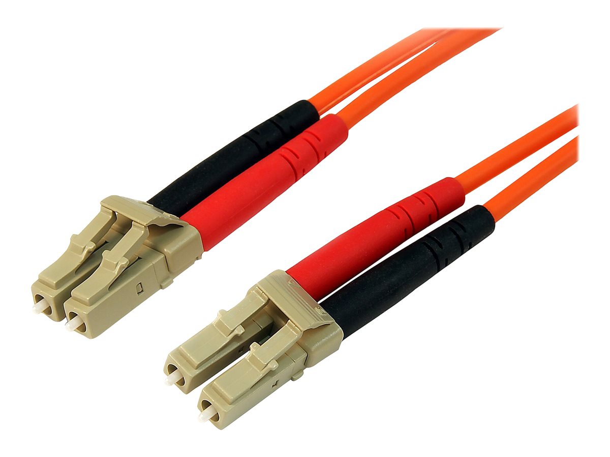 StarTech.com 30m Fiber Optic Cable - Multimode Duplex 50/125 - LSZH - LC/LC - OM2 - LC to LC Fiber Patch Cable (50FIBLCLC30)