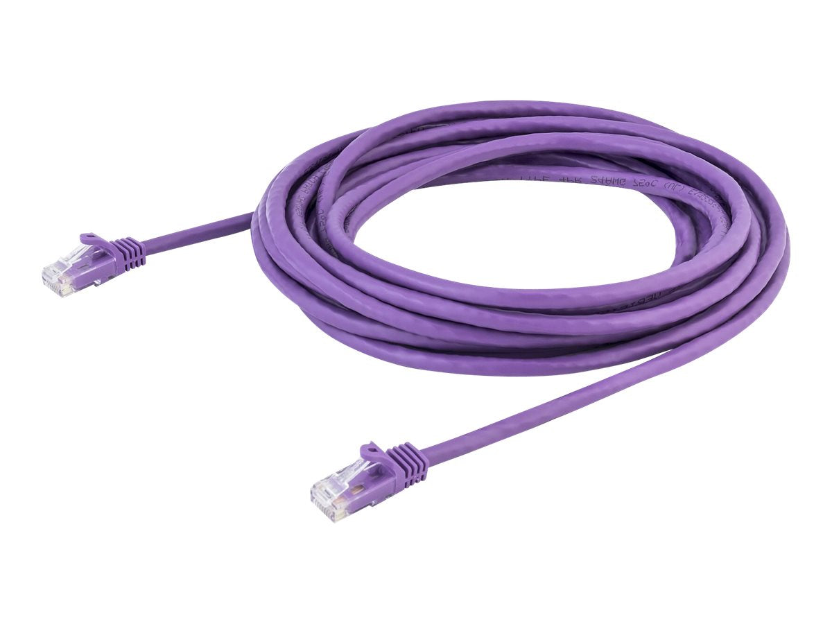 StarTech.com 5m Cat6 Snagless RJ45 Ethernet Netzwerkkabel - Lila - 5m Cat 6 UTP Kabel - Patch-Kabel - RJ-45 (M)