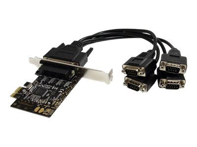 StarTech.com 4 Port Seriell RS-232 PCI Express Schnittstellenkarte - PCIe Karte mit Octopus Kabel - 4 x DB-9 (Stecker)