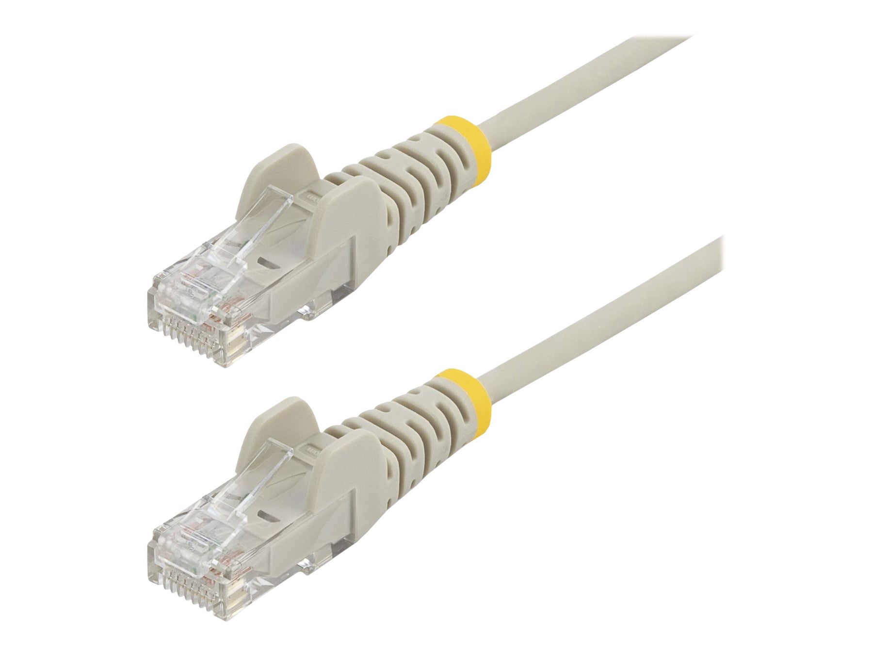 StarTech.com 50cm Slim LSZH CAT6 Ethernet Cable, 10 Gigabit Snagless RJ45 100W PoE Patch Cord, CAT 6 10GbE UTP Network Cable w/Strain Relief, Grey, Fluke Tested/ETL, Low Smoke Zero Halogen - Category 6 - 28AWG (N6PAT50CMGRS)