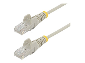 StarTech.com 50cm Slim LSZH CAT6 Ethernet Cable, 10 Gigabit Snagless RJ45 100W PoE Patch Cord, CAT 6 10GbE UTP Network Cable w/Strain Relief, Grey, Fluke Tested/ETL, Low Smoke Zero Halogen - Category 6 - 28AWG (N6PAT50CMGRS)