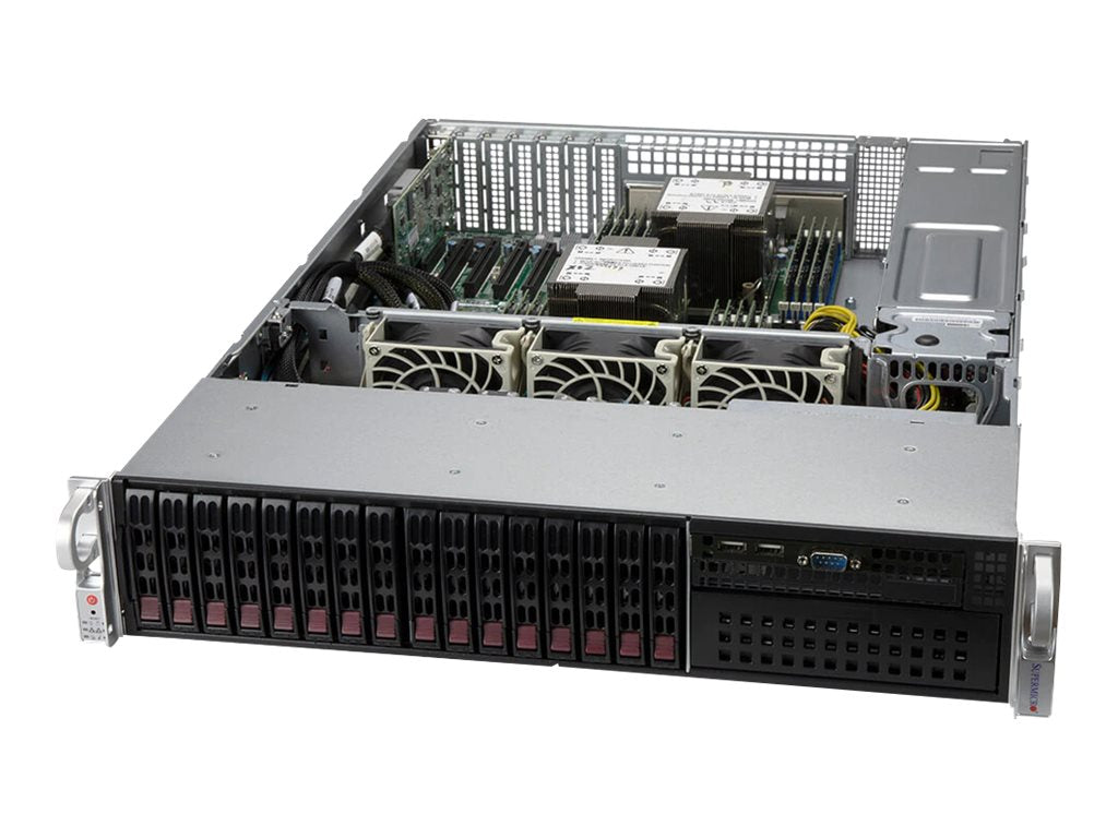 Supermicro Mainstream SuperServer 220P-C9R - Server - Rack-Montage - 2U - zweiweg - keine CPU - RAM 0 GB - SAS - Hot-Swap 6.4 cm (2.5")