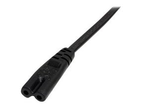 StarTech.com 1m Standard Laptop / Notebook Stromkabel - Eurostecker auf IEC320 C7 Netzkabel - Stromkabel - IEC 60320 C7 bis Eurostecker (M)