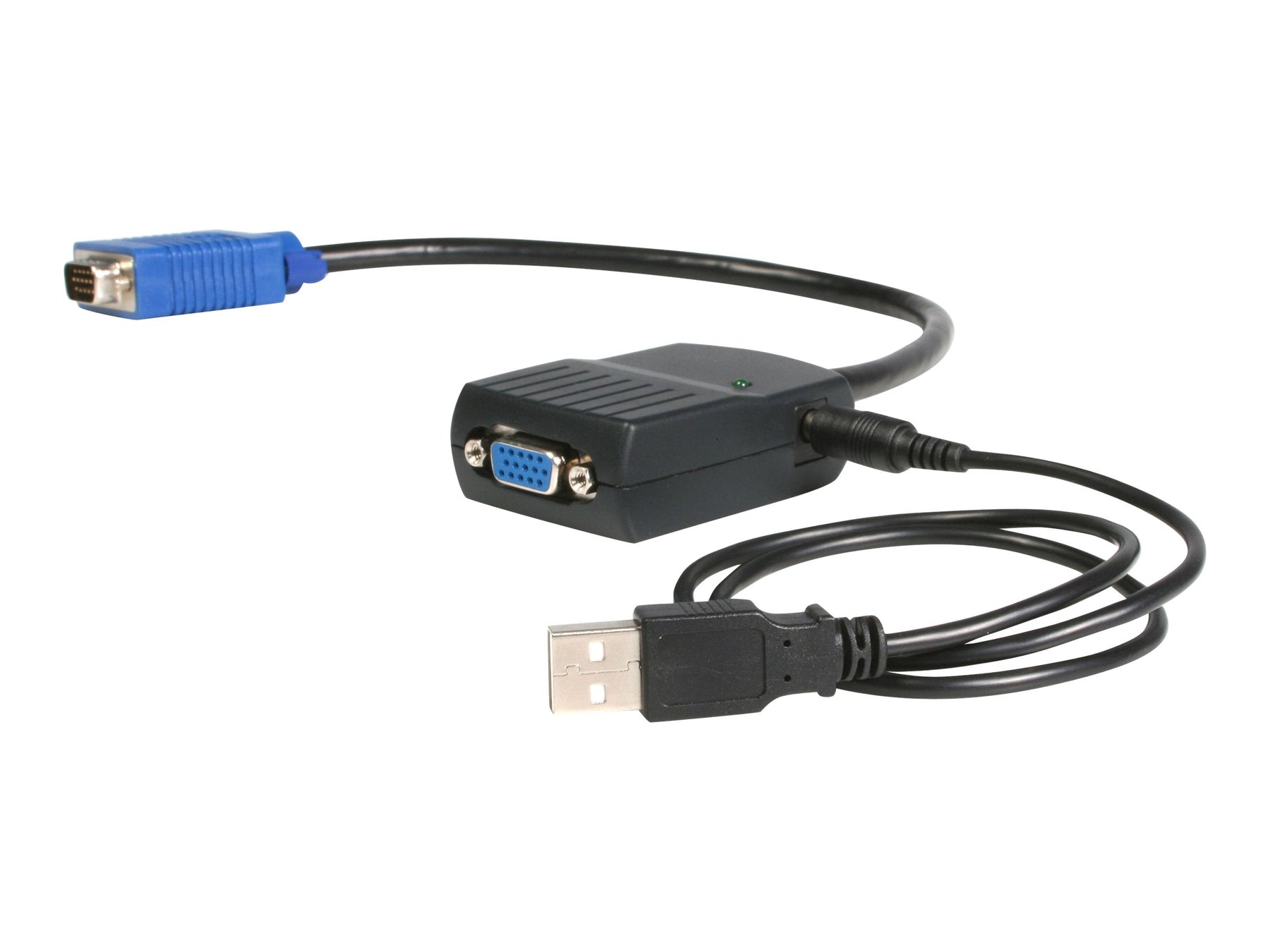 StarTech.com 2 Port VGA Video Splitter - Monitor Splitter Kabel mit Stromversorgung über USB - 1 x VGA (Stecker)