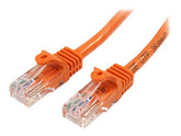 StarTech.com CAT5e Cable - 10 m Orange Ethernet Cable - Snagless - CAT5e Patch Cord - CAT5e UTP Cable - RJ45 Network Cable - Patch-Kabel - RJ-45 (M)