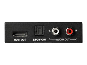 StarTech.com 4K HDMI Audio Extractor - 4K 60Hz - HDMI Audio Sound Splitter - HDR - SPDIF Toslink Optisches Audio (HD202A)