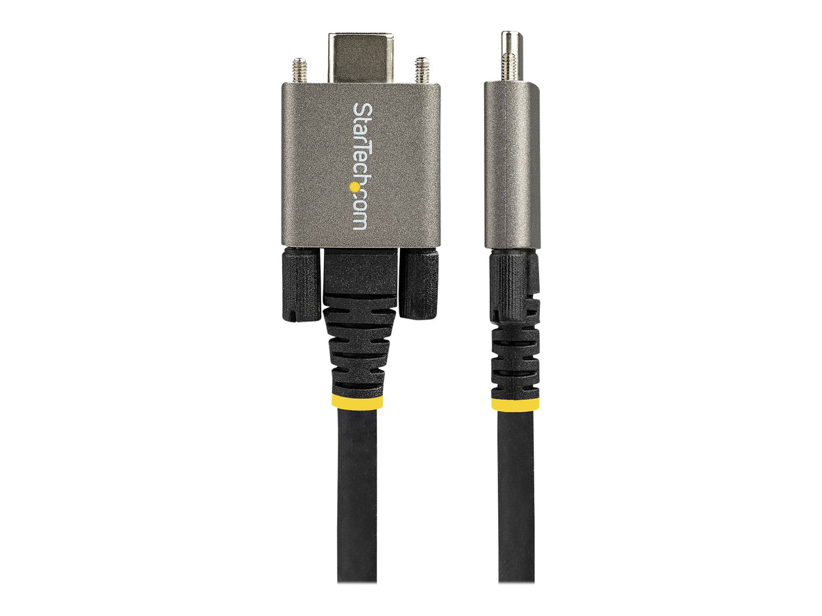 StarTech.com 1m USB-C Kabel mit Schraubensicherung 10Gbit/s - USB 3.1/3.2 Gen 2 Typ-C Kabel - 100W (5A)