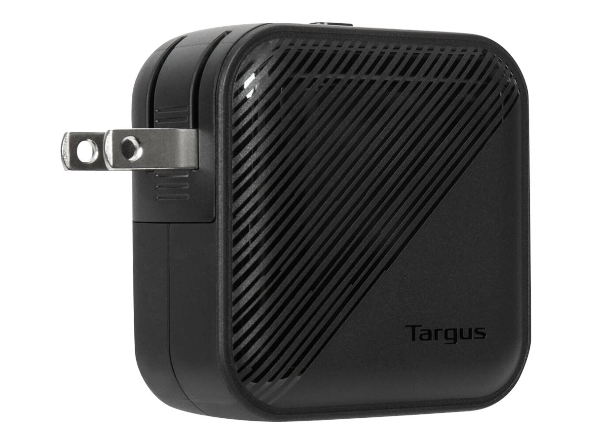 Targus Netzteil - GaN - 65 Watt - PD - 2 Ausgabeanschlussstellen (USB Typ A, 24 pin USB-C)