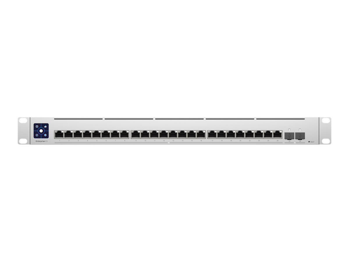 UbiQuiti UniFi Enterprise XG 24 - Switch - L3 - managed - 24 x 100/1000/2.5G/5G/10GBase-T + 2 x 25 Gigabit SFP28 (Uplink)