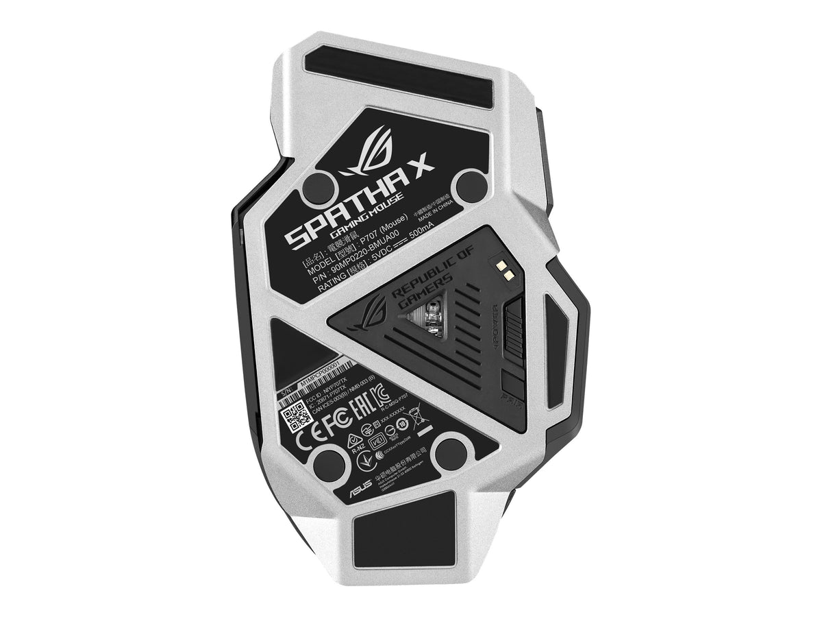 ASUS ROG Spatha X - Maus - Für Rechtshänder - optisch