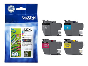 Brother LC422XL - 4er-Pack - Schwarz, Gelb, Cyan, Magenta