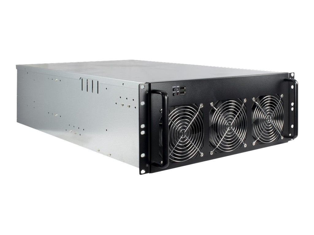 Inter-Tech 4W2 Mining Rack - Rack-Montage - 4U - ATX - keine Spannungsversorgung (ATX)