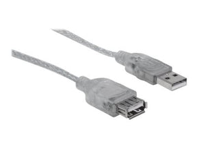 Manhattan USB-A to USB-A Extension Cable, 4.5m, Male to Female, 480 Mbps (USB 2.0)