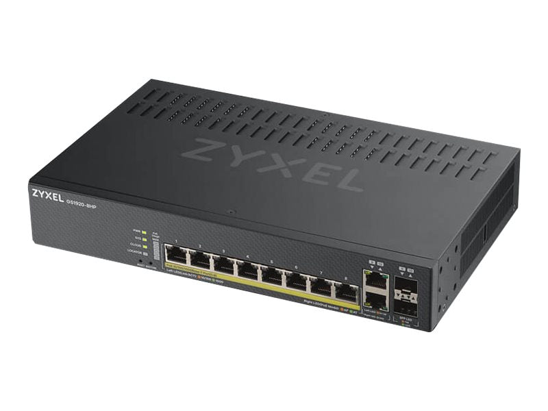 ZyXEL GS1920-8HPv2 - Switch - Smart - 8 x 10/100/1000 (PoE+)