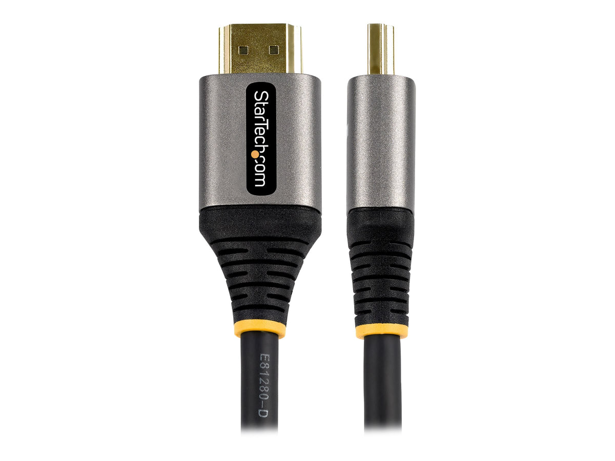 StarTech.com 12ft (4m) HDMI 2.1 Cable, Certified Ultra High Speed HDMI Cable 48Gbps, 8K 60Hz/4K 120Hz HDR10+ eARC, Ultra HD 8K HDMI Cable/Cord w/TPE Jacket, For UHD Monitor/TV/Display - Dolby Vision/Atmos, DTS-HD (HDMM21V4M)