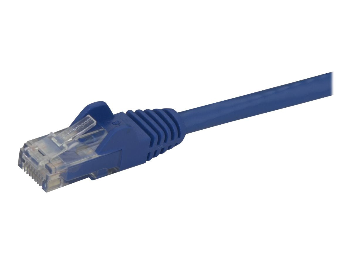 StarTech.com 1.5m CAT6 Ethernet Cable, 10 Gigabit Snagless RJ45 650MHz 100W PoE Patch Cord, CAT 6 10GbE UTP Network Cable w/Strain Relief, Blue, Fluke Tested/Wiring is UL Certified/TIA - Category 6 - 24AWG (N6PATC150CMBL)