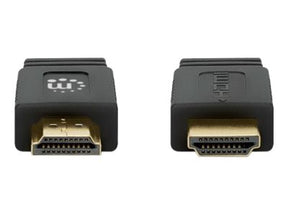 Manhattan HDMI Cable with Ethernet (Flat), 4K@60Hz (Premium High Speed)