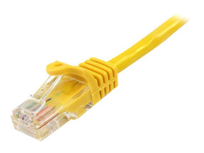 StarTech.com 1m Cat5e RJ45 UTP Netzwerkkabel Snagless - Cat 5e Patchkabel - Gelb - Stecker / Stecker - Patch-Kabel - RJ-45 (M)