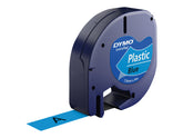 Dymo LetraTAG - Kunststoff - Blau - Rolle (1,2 cm x 4 m)