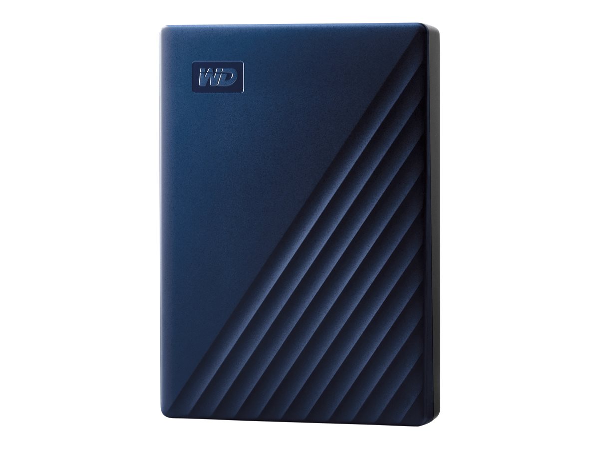 WD My Passport for Mac WDBA2F0040BBL - Festplatte - verschlüsselt - 4 TB - extern (tragbar)