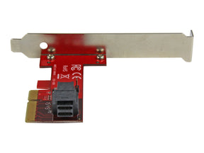 StarTech.com x4 PCI Express auf SFF-8643 Adapter für PCIe NVMe U.2 SSD - PCI Express 2,5 NVM Express SSD Adapter - Schnittstellenadapter - 2.5" (6.4 cm)