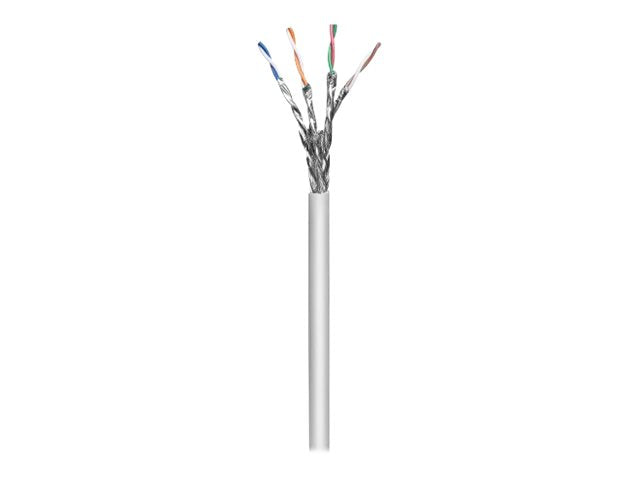 Intellinet Network Bulk Cat7 Cable, 23 AWG, Solid Wire, 305m, Grey, Copper, S/FTP, LSZH, CPR-Dca Rated, Drum