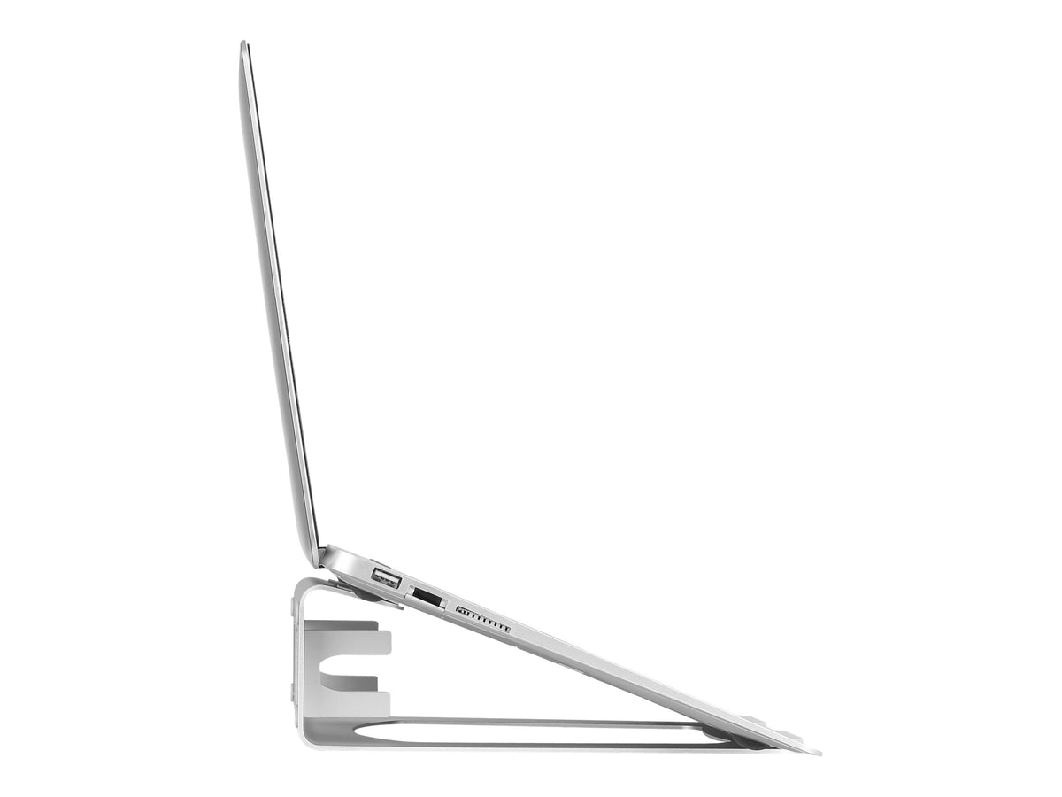 StarTech.com Laptop-Ständer - 2-in-1-Laptopständer oder Vertikalständer - Ideal für Ultrabooks & MacBook Pro/Air - Ergonomische, angewinkelte Tablethalterung für den Schreibtisch - Silber, Aluminium (LTSTND2IN1)