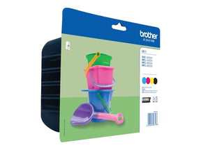 Brother LC221 Value Pack - 4er-Pack - Schwarz, Gelb, Cyan, Magenta