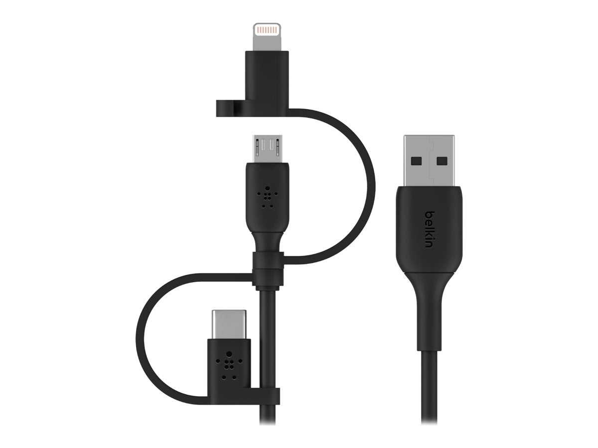 Belkin BOOST CHARGE Universal - USB-Kabel - USB männlich zu Micro-USB Typ B, Lightning, 24 pin USB-C männlich