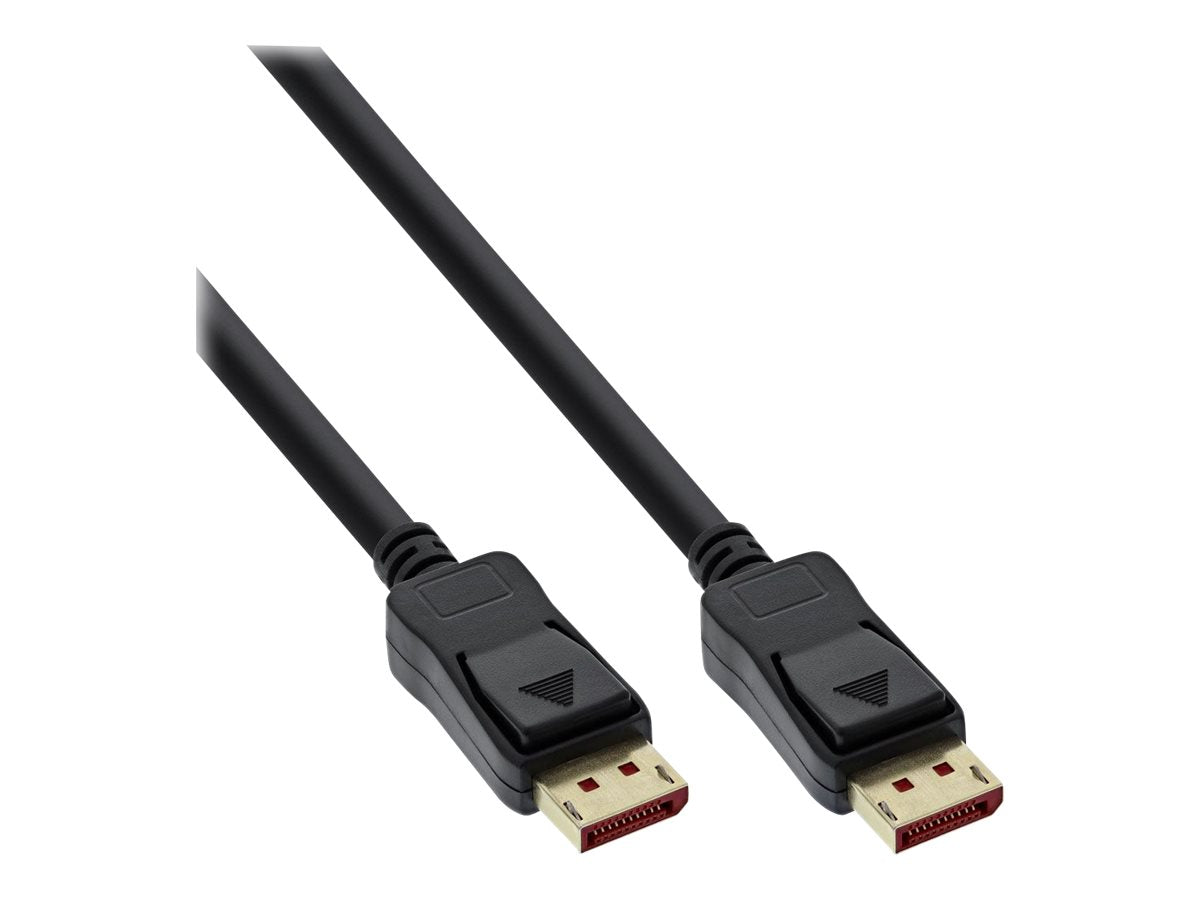 InLine DisplayPort 1.4 Kabel - 8K4K - schwarz - vergoldete Kontakte - 1,5m