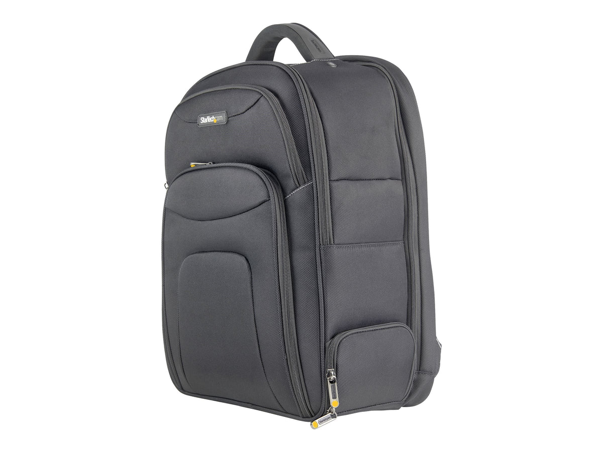 StarTech.com 17.3" Laptop Rucksack mit abnehmbarer Zubehörtasche - Ergonomischer IT Rucksack für IT Techniker/Profi - Robuster Notebook/Laptop Rucksack - Gepolsterter Business Rucksack (NTBKBAG156)