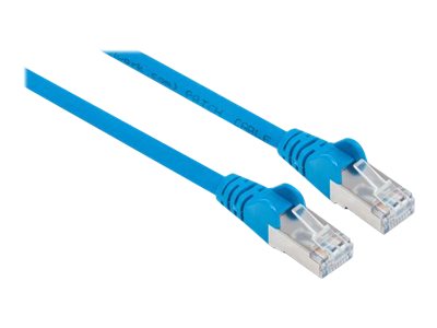 Intellinet Network Patch Cable, Cat6, 2m, Blue, Copper, S/FTP, LSOH / LSZH, PVC, RJ45, Gold Plated Contacts, Snagless, Booted, Polybag - Patch-Kabel - RJ-45 (M)