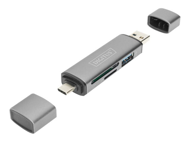 DIGITUS Dual Card Reader Hub USB-C / USB 3.0, OTG