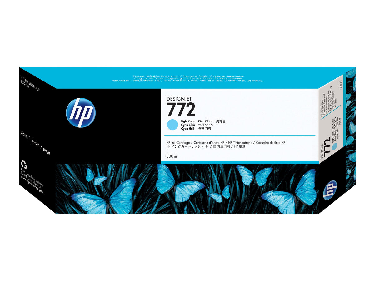 HP 772 - 300 ml - hell Cyan - Original - Tintenpatrone