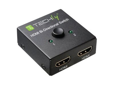 Techly Video/Audio-Schalter - 2 x HDMI - Desktop