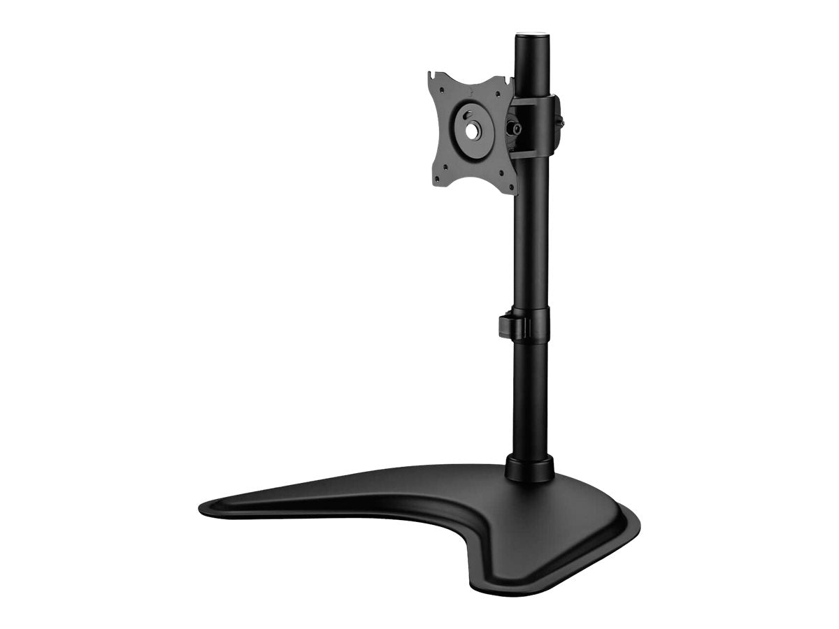 Tripp TV Desk Mount Monitor Stand Single-Display Swivel Tilt for 13" to 27" Displays - Aufstellung - full-motion - für Monitor - Stahl - Schwarz - Bildschirmgröße: 33-68.6 cm (13"-27")