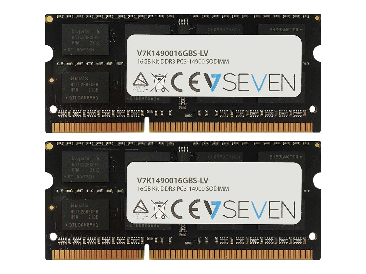 V7 DDR3 - Kit - 16 GB: 2 x 8 GB - SO DIMM 204-PIN