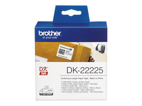 Brother DK-22225 - Papier - Schwarz auf Weiß - Rolle (3,8 cm x 30,5 m)