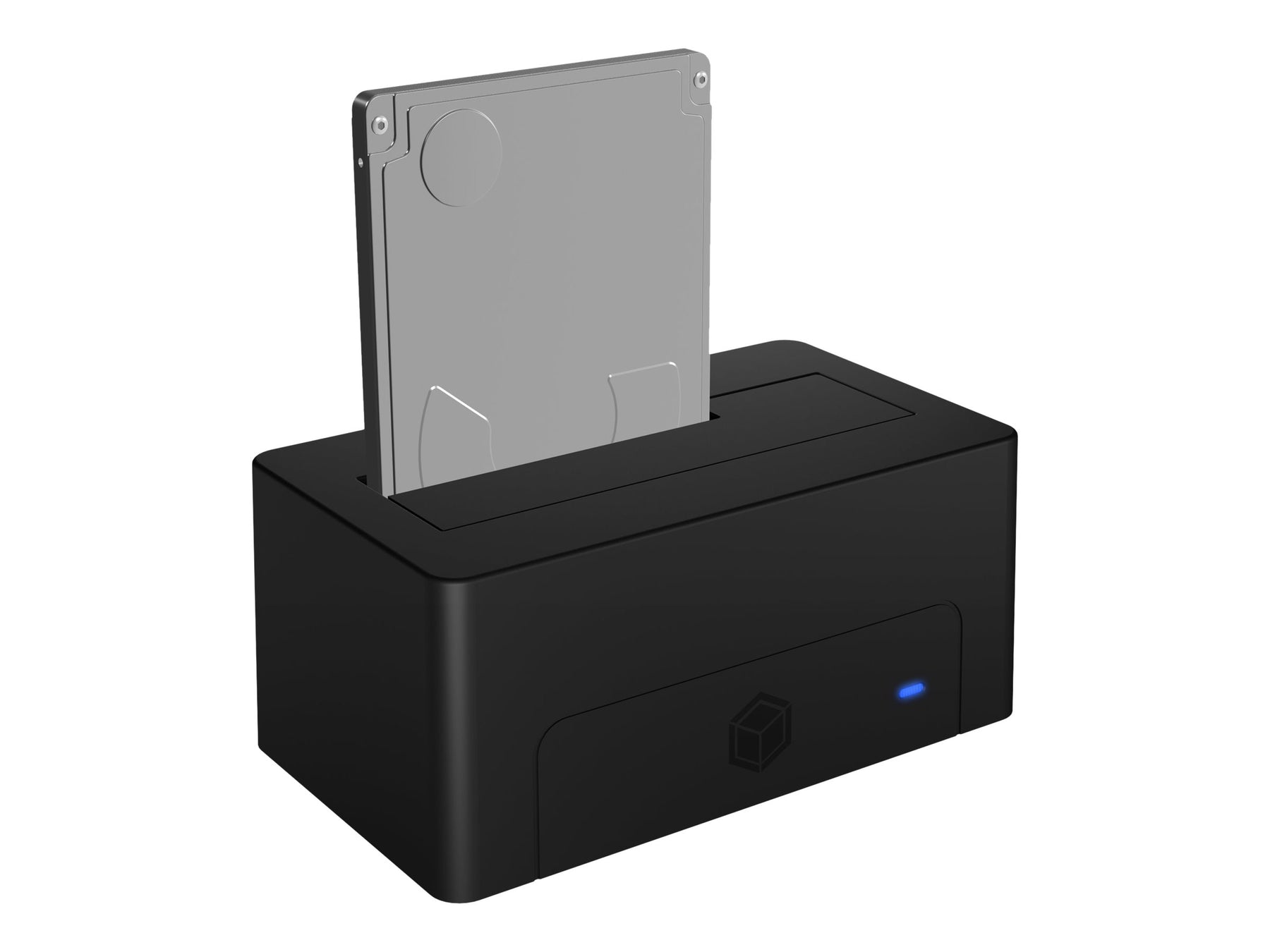 ICY BOX IB-1121-U3 - HDD-Dockingstation mit Datenanzeige, Netzanzeige, Ein/Aus-Schalter Schächte: 1 - 2,5" / 3,5" gemeinsam genutzt (6,4 cm/8,9 cm gemeinsam genutzt)
