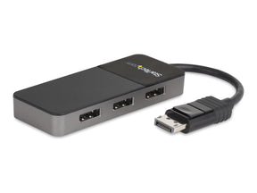 StarTech.com DisplayPort MST Hub (3 Port, 3 x 4k, HDR, EDID, DP 1.4 Multi Monitor Splitter für Windows)