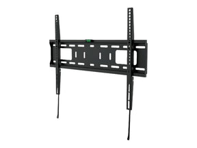 Manhattan TV & Monitor Mount, Wall, Fixed, 1 screen, Screen Sizes: 37-65", Black, VESA 200x200 to 600x400mm, Max 50kg, LFD, Lifetime Warranty - Klammer - Ultra-dünn - für Flachbildschirm - Stahl - Schwarz - Bildschirmgröße: 94-177.8 cm (37"-70")