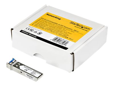 StarTech.com 10052-ST Transceiver Modul (SFP Module, 1000Base-LX Extreme Networks kompatibel, Glasfaser, 1310nm, LC Single Mode mit DDM)