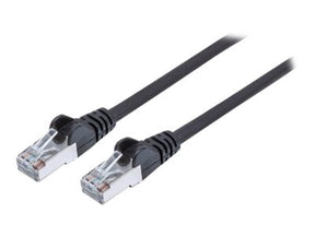 Intellinet Network Patch Cable, Cat6, 10m, Black, Copper, S/FTP, LSOH / LSZH, PVC, RJ45, Gold Plated Contacts, Snagless, Booted, Polybag - Patch-Kabel - RJ-45 (M)