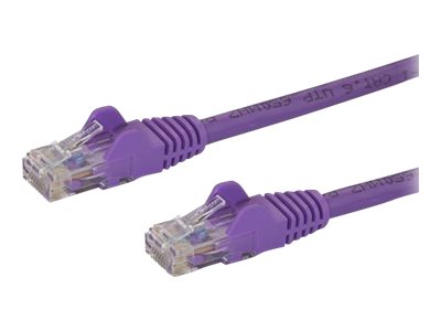 StarTech.com 1m Cat6 Snagless RJ45 Ethernet Netzwerkkabel - Lila - 1m Cat 6 UTP Kabel - Netzwerkkabel - RJ-45 (M)