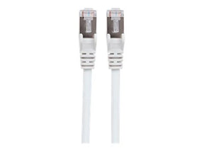 Intellinet Network Patch Cable, Cat7 Cable/Cat6A Plugs, 3m, White, Copper, S/FTP, LSOH / LSZH, PVC, RJ45, Gold Plated Contacts, Snagless, Booted, Lifetime Warranty, Polybag - Netzwerkkabel - RJ-45 (M)