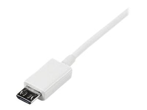 StarTech.com 2m USB 2.0 A auf Micro USB B Kabel - USB A / Micro B Datenkabel / Anschlusskabel - Weiß - USB-Kabel - Micro-USB Typ B (M)