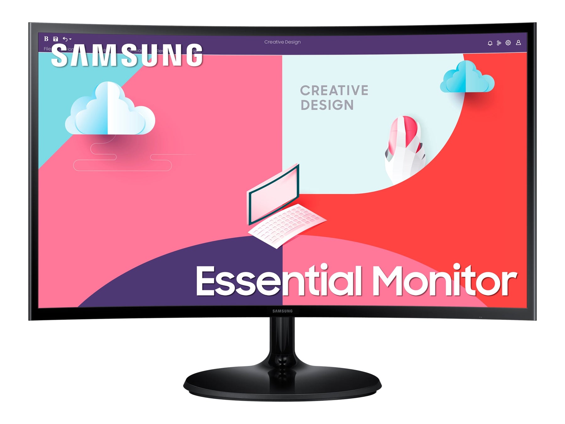 Samsung S24C364EAU - S36C Series - LED-Monitor - gebogen - 61 cm (24")