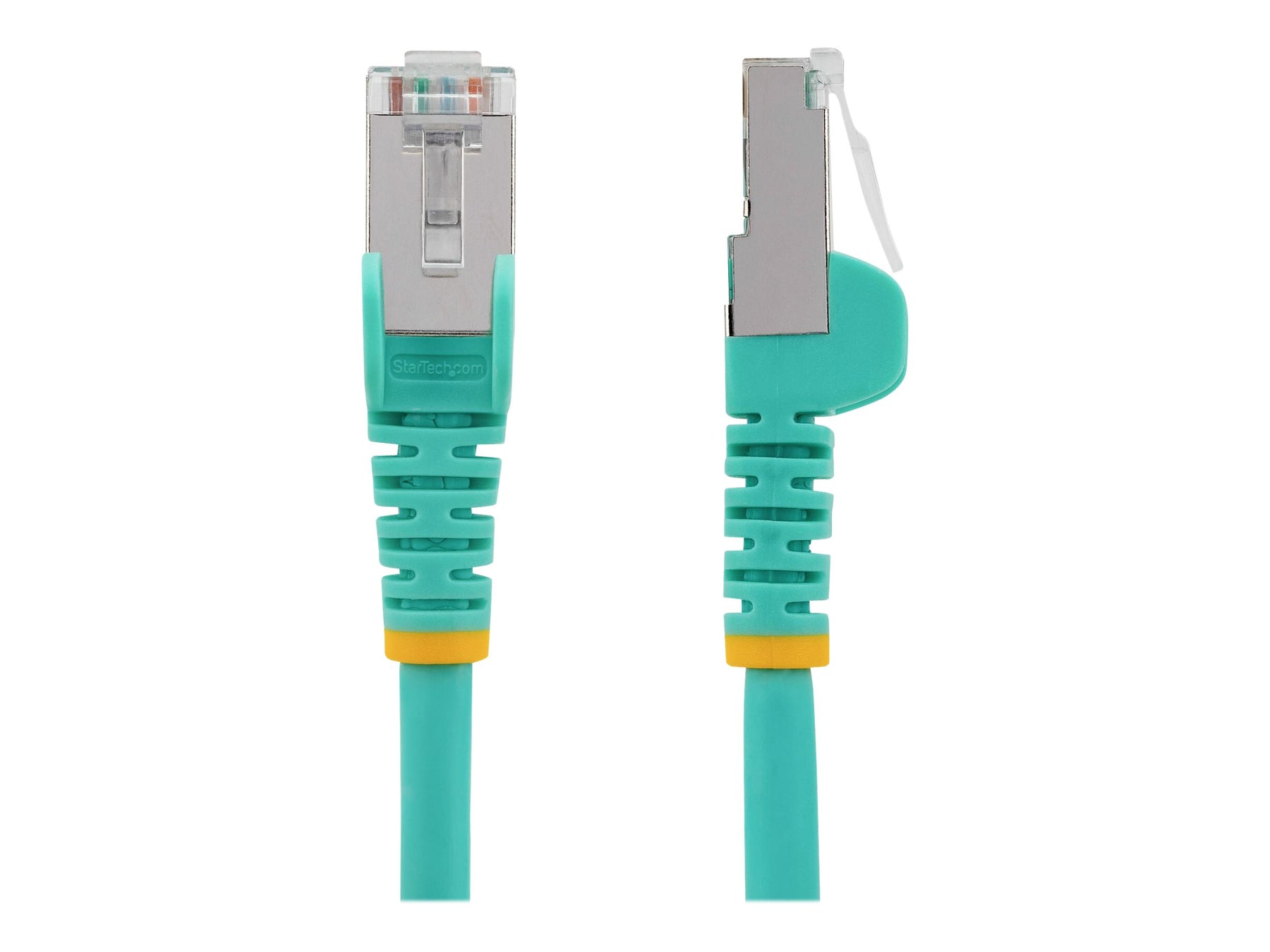 StarTech.com 50cm CAT6a Ethernet Cable - Aqua - Low Smoke Zero Halogen (LSZH)