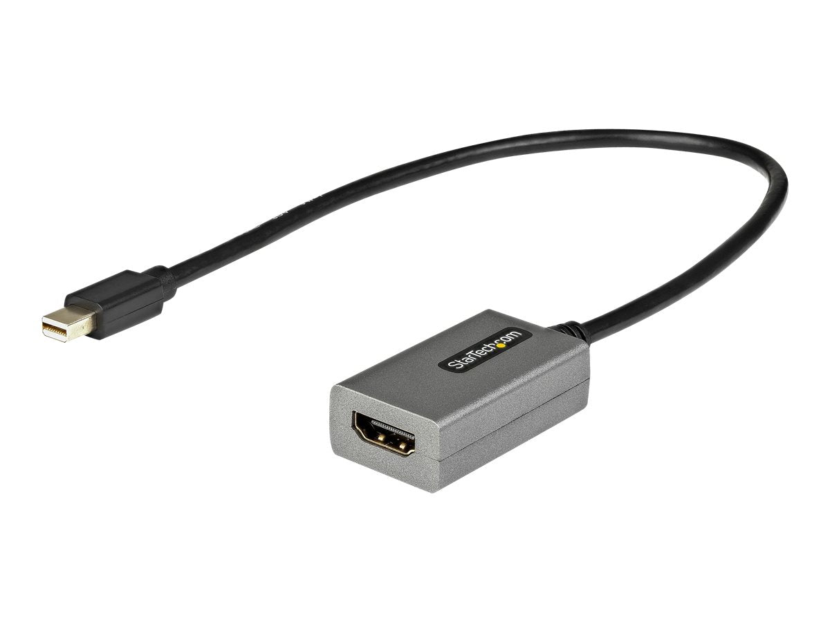 StarTech.com Mini DisplayPort auf HDMI Adapter - mDP auf HDMI Adapter Dongle - 1080p - Mini DisplayPort 1.2 auf HDMI Monitor/Display - Mini DP auf HDMI Videokonverter - 30cm Kabel (MDP2HDEC)