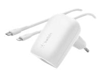 Belkin BoostCharge - Netzteil - PPS Technology - 30 Watt - 3 A - PD 3.0 (24 pin USB-C)